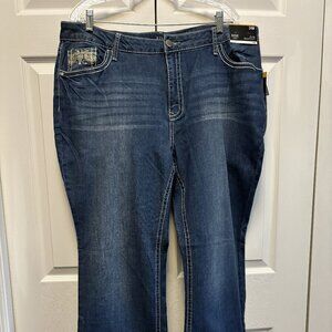 NWT Women's Plus Size Boot Cut Jeans from a.n.a.  Size 24.
